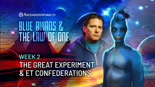 Blue avians and the law of one 5 week course with Corey Goode. Week 2: The Great Experiment & ET Confederations