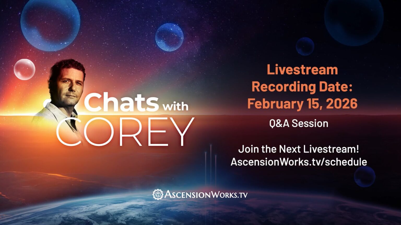 Feb 15, 2026 – Chats with Corey – Ascension Works TV
